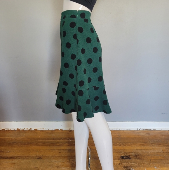 Anthropologie Maeve Polka Dot Mini Skirt, VGUC, Size M - Picture 5 of 8